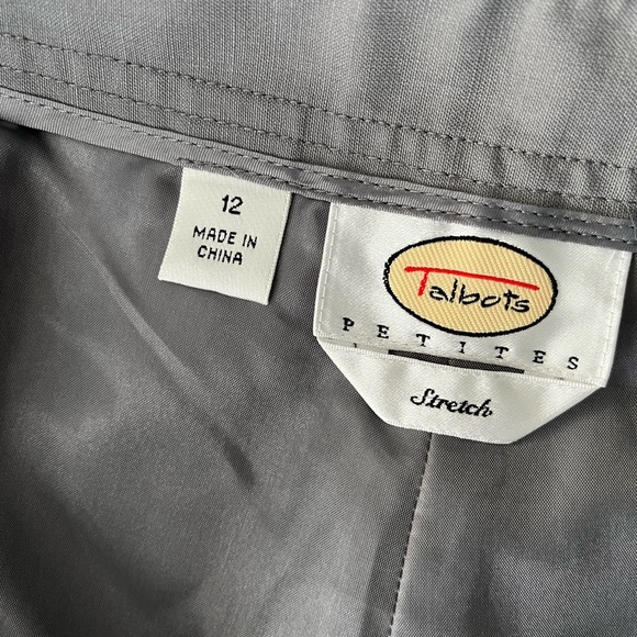 Talbots Gray Straight Leg Pants - Picture 10 of 10